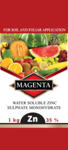 basic fertilizer- Zinc sulfate MAGENTA