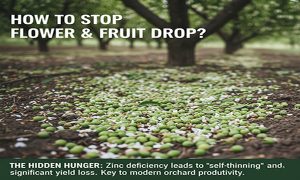 چگونه با کلات روی14 درصد ریزش گل و میوه را متوقف کنم?